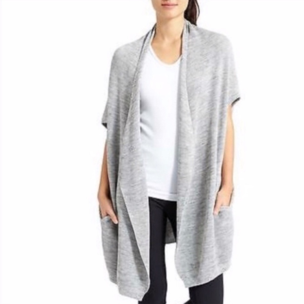 Athleta Restful Cocoon Oversize Cardigan Gray S